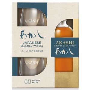 Акаши Шери Каск + 2 Чаши / Akashi Sherry Cask Glass Set