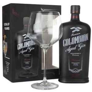 Джин Диктадор Колумбиън Трежър Блек Ейдж + Чаша / Gin Dictador Colombian Treasure Black Age + Glass