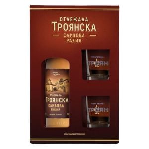 Отлежала Сливова Троян + 2 Чаши / Troyan Matured + 2 Glasses