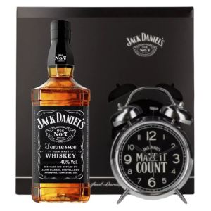 Джак Даниелс + Будилник / Jack Daniel's Alarm Clock Gift Set