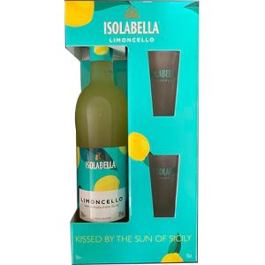 Ликьор Лимончело Исолабела с 2 шот чаши / Liqueur Limoncello Isolabella + 2 shot glasses