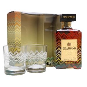 Дисаронно Мисони + 2 Чаши / Disaronno Missoni Glass Set 