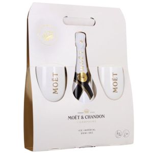 Моет Айс Империал Брут + 2 чаши / Moet Ice Imperial + 2 Glasses