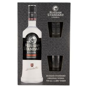 Руски Стандарт + Чаши / Russian Standard Vodka + Glasses