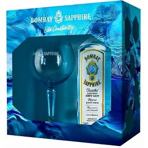 Джин Бомбай Сапфир + Чаша / Bombay Sapphire Gin + Glass