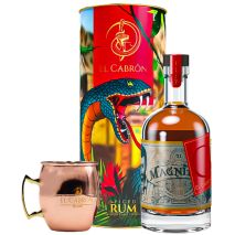 Ром Ел Каброн + Подарък Чаша / Rum El Cabron Cup Set