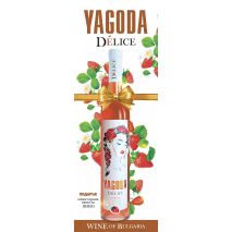 Вино Деличе Ягода + Чаша / Delice Malina Strawberry Wine + Glass