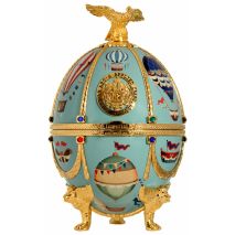 Imperial Collection Faberge Hot Air Baloons / Фаберже Синьо с Балони