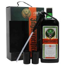 Йегермайстер + 2 Шот Чаши и Помпа /  Jagermeister Gift Set