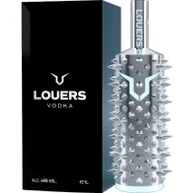 Водка Лауърс Светеща Бутилка Дървена Кутия / Vodka Louers Luminous Bottle Wooden Box