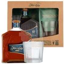 Ром Флор Де Каня + Чаша / Rum Flor De Cana Glass Set